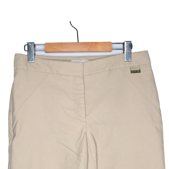 Calvin Klein Chino Khaki Pants Beige Tan Preppy Stretch Office Workwear Zip Fly - Picture 9 of 10